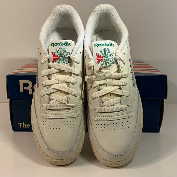 ⚪[BRAND NEW] REEBOK CLUB C 85 VINTAGE CHALK GREEN WOMENS SHOES SIZE 10 SNEAKERS⚪ - Picture 5 of 12